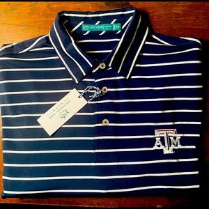 “Texas A&M” Southern Tide performance polo. New with tags. Medium